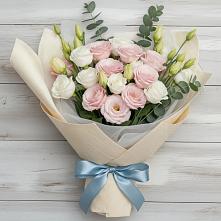 Букет цветов из:  Лизиантусы в Ерофее Павловиче