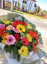 Букет цветов из:  Герберы #REPLACE_PRED# Ерофее Павловиче
