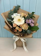 Букет цветов из:  Герберы и Хризантемы в Ерофее Павловиче