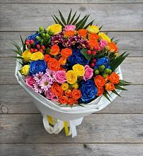 Букет цветов из:  Розы и Хризантемы в Ерофее Павловиче