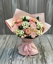 Букет цветов из:  Гвоздики, Розы и Хризантемы в Ерофее Павловиче