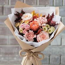 Букет цветов из:  Гвоздики, Хризантемы и Розы в Ерофее Павловиче