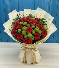 Букет цветов из:  Розы и Хризантемы в Ерофее Павловиче