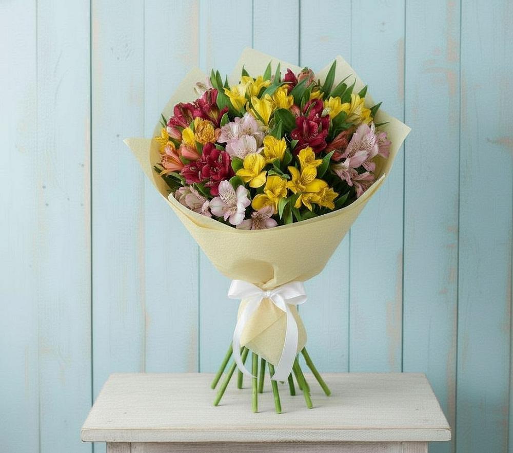 Букет цветов из: Альстромерии в Ерофее Павловиче