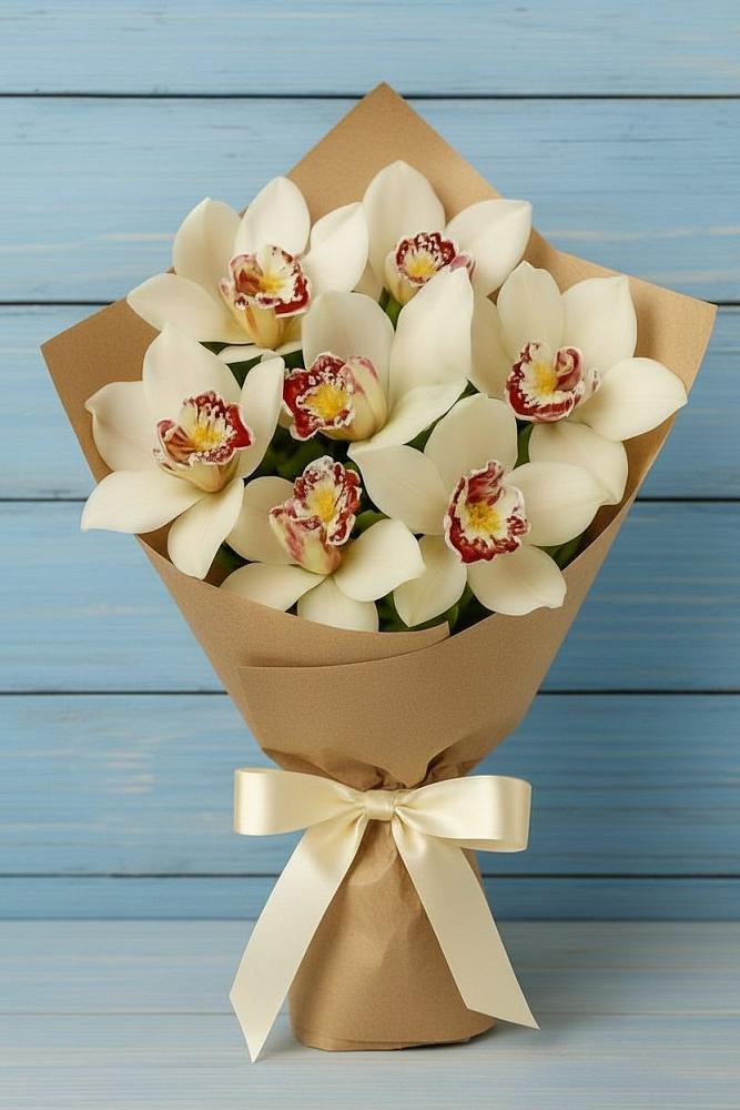 Букет цветов из: Орхидеи и Розы в Ерофее Павловиче